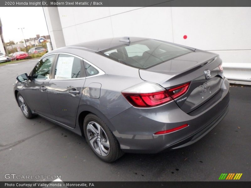 Modern Steel Metallic / Black 2020 Honda Insight EX