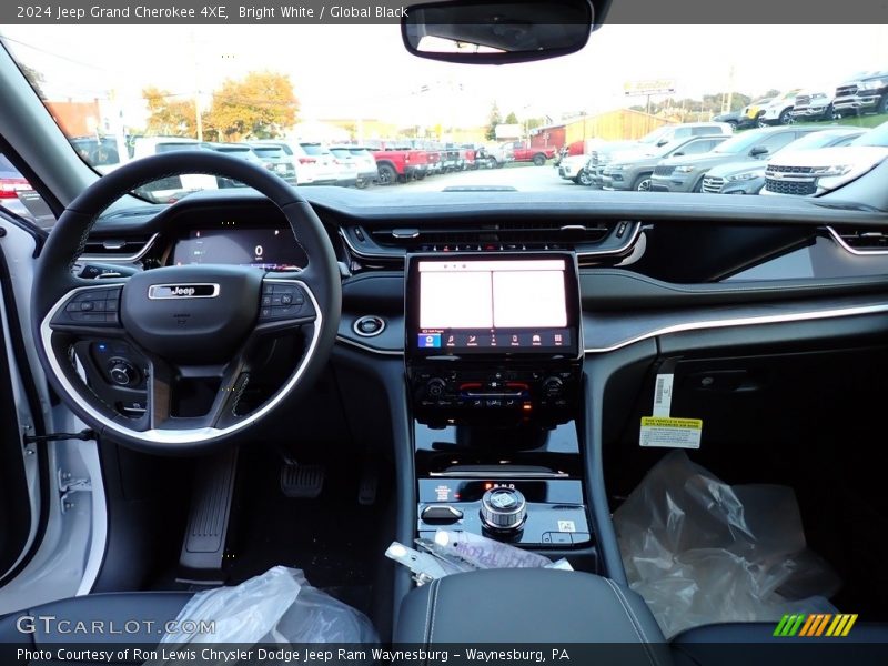 Bright White / Global Black 2024 Jeep Grand Cherokee 4XE