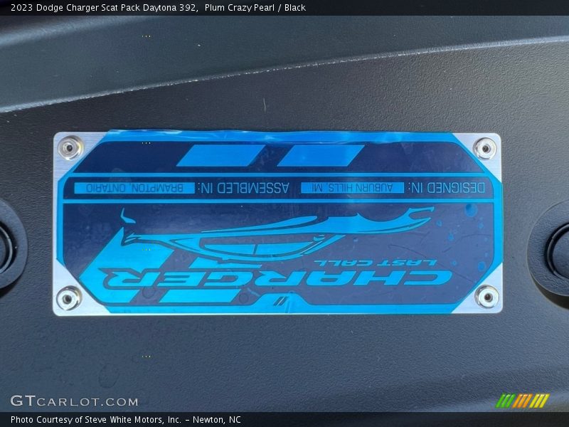 Plum Crazy Pearl / Black 2023 Dodge Charger Scat Pack Daytona 392
