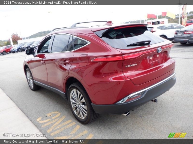 Ruby Flare Pearl / Black 2021 Toyota Venza Hybrid Limited AWD