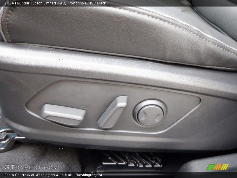 Portofino Gray / Black 2024 Hyundai Tucson Limited AWD