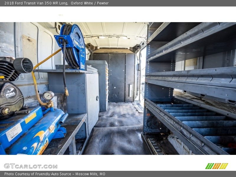 Oxford White / Pewter 2018 Ford Transit Van 350 MR Long