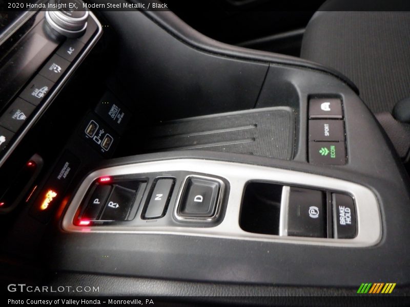 Modern Steel Metallic / Black 2020 Honda Insight EX
