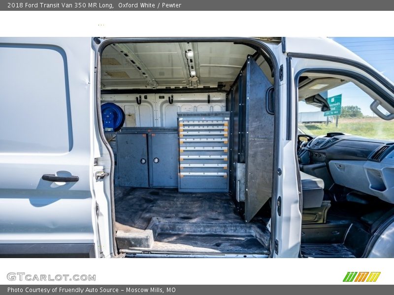 Oxford White / Pewter 2018 Ford Transit Van 350 MR Long