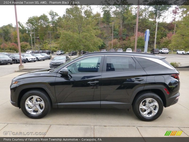 Phantom Black / Black 2024 Hyundai Tucson SEL AWD