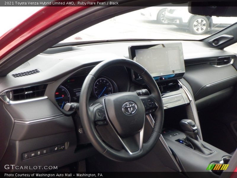 Ruby Flare Pearl / Black 2021 Toyota Venza Hybrid Limited AWD