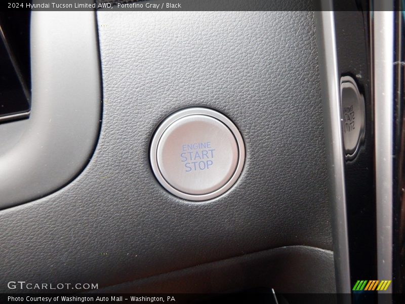 Portofino Gray / Black 2024 Hyundai Tucson Limited AWD