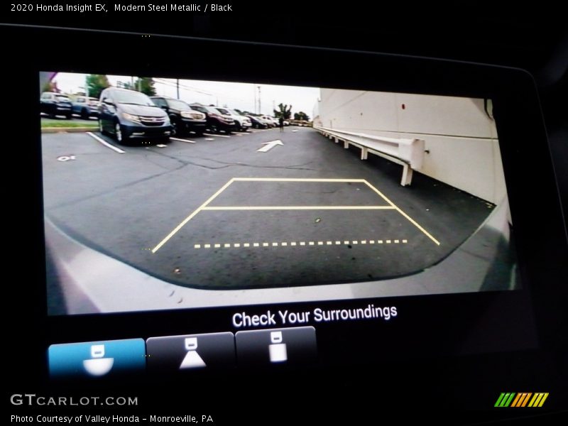 Modern Steel Metallic / Black 2020 Honda Insight EX
