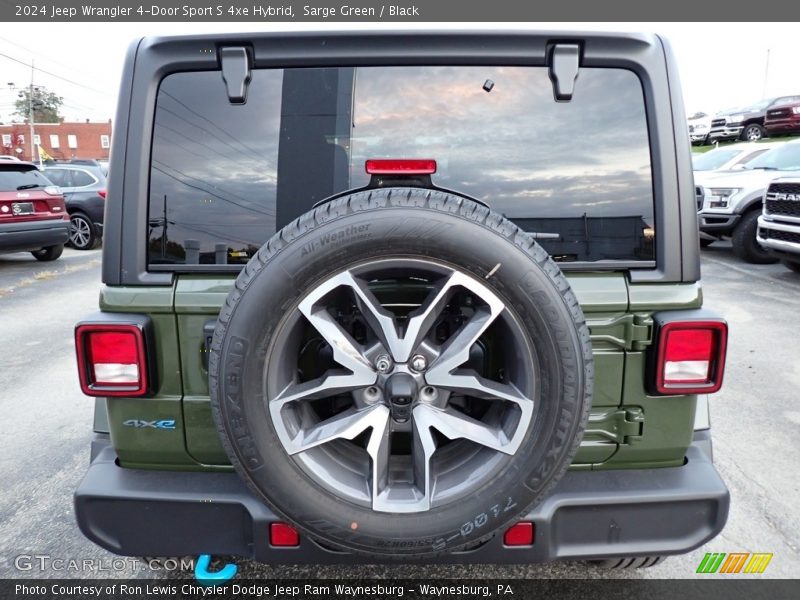 Sarge Green / Black 2024 Jeep Wrangler 4-Door Sport S 4xe Hybrid