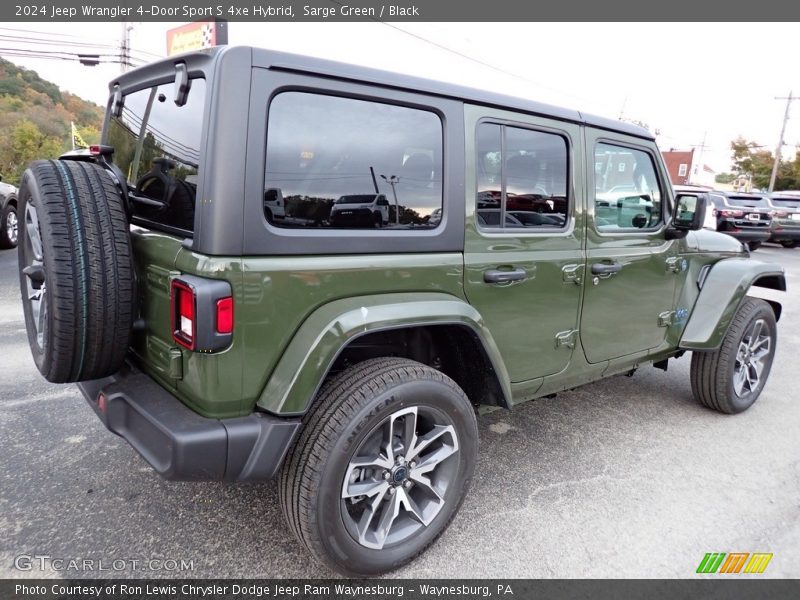 Sarge Green / Black 2024 Jeep Wrangler 4-Door Sport S 4xe Hybrid