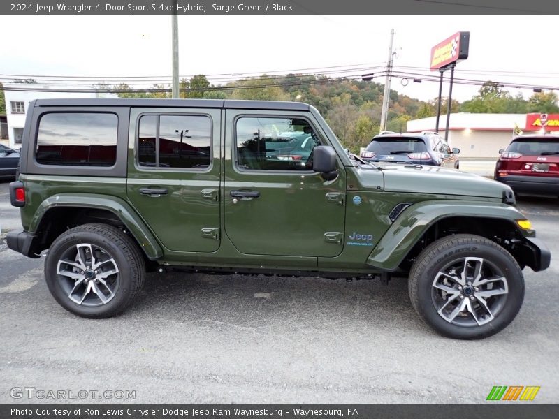 Sarge Green / Black 2024 Jeep Wrangler 4-Door Sport S 4xe Hybrid