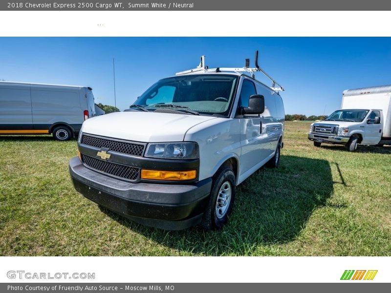 Summit White / Neutral 2018 Chevrolet Express 2500 Cargo WT