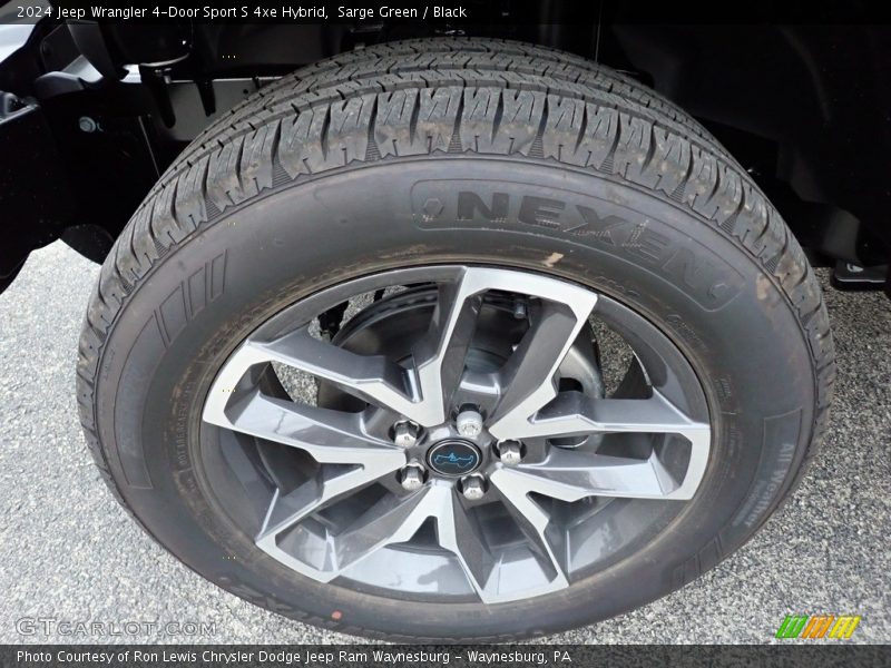 Sarge Green / Black 2024 Jeep Wrangler 4-Door Sport S 4xe Hybrid