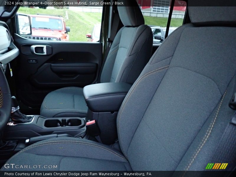 Sarge Green / Black 2024 Jeep Wrangler 4-Door Sport S 4xe Hybrid