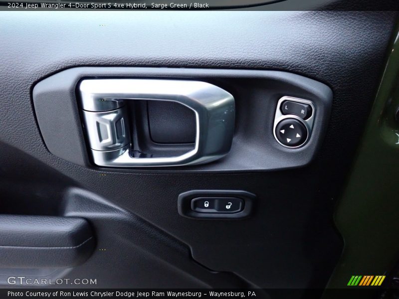 Sarge Green / Black 2024 Jeep Wrangler 4-Door Sport S 4xe Hybrid
