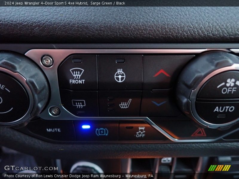 Sarge Green / Black 2024 Jeep Wrangler 4-Door Sport S 4xe Hybrid