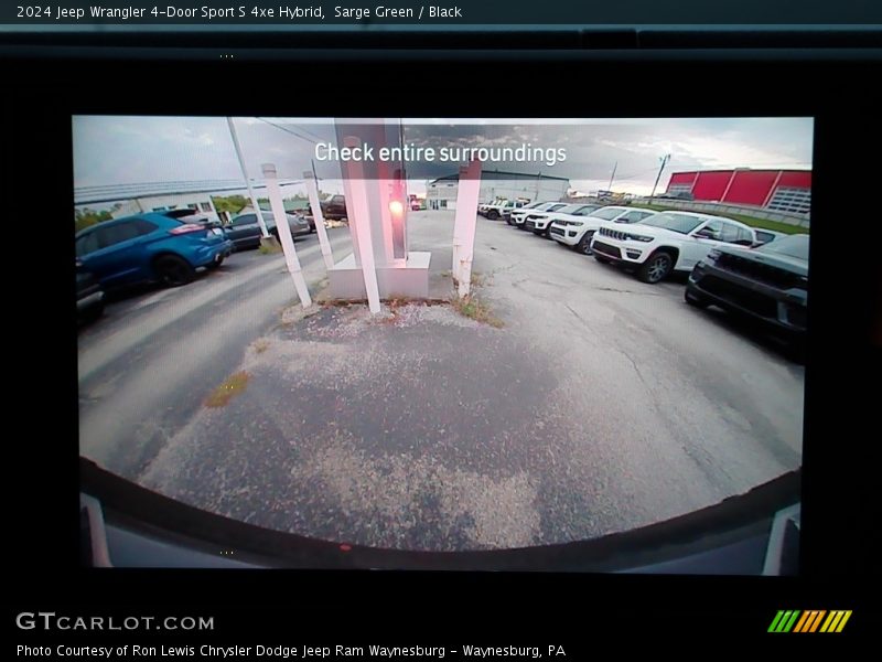 Sarge Green / Black 2024 Jeep Wrangler 4-Door Sport S 4xe Hybrid