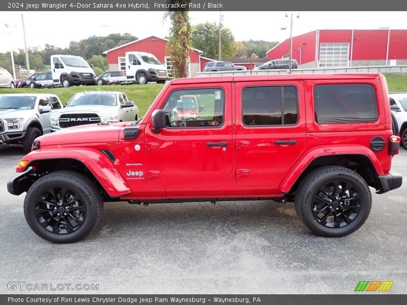  2024 Wrangler 4-Door Sahara 4xe Hybrid Firecracker Red