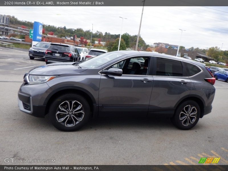 Modern Steel Metallic / Black 2020 Honda CR-V EX-L AWD