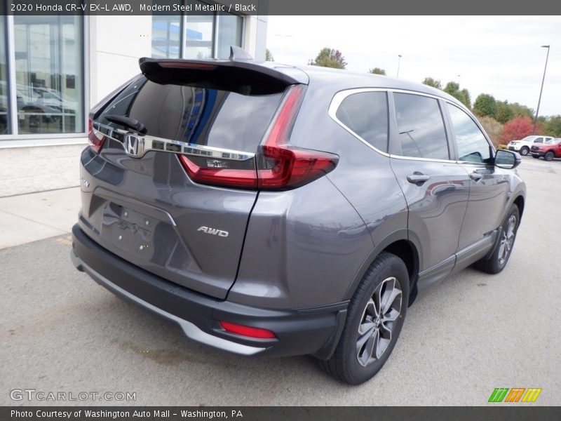 Modern Steel Metallic / Black 2020 Honda CR-V EX-L AWD