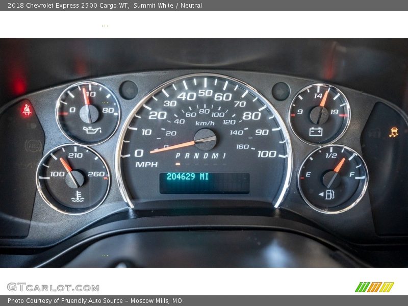 Summit White / Neutral 2018 Chevrolet Express 2500 Cargo WT