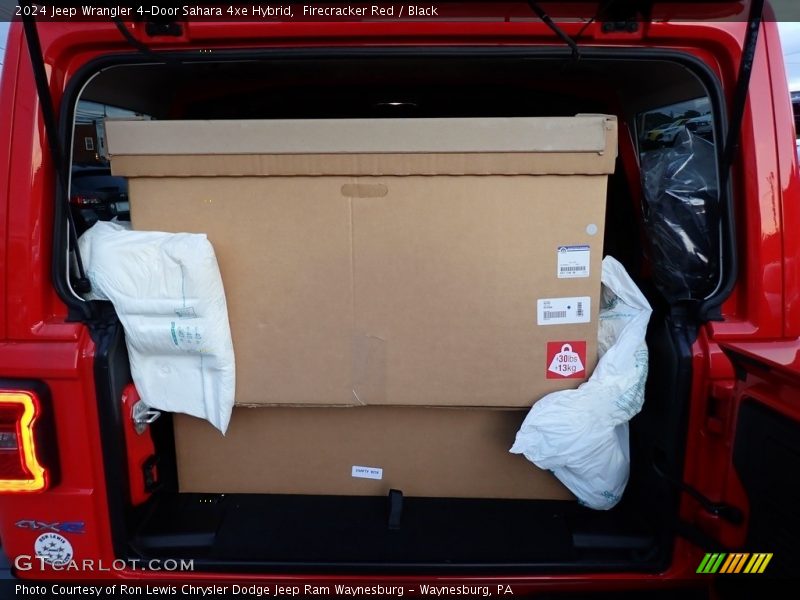 Firecracker Red / Black 2024 Jeep Wrangler 4-Door Sahara 4xe Hybrid