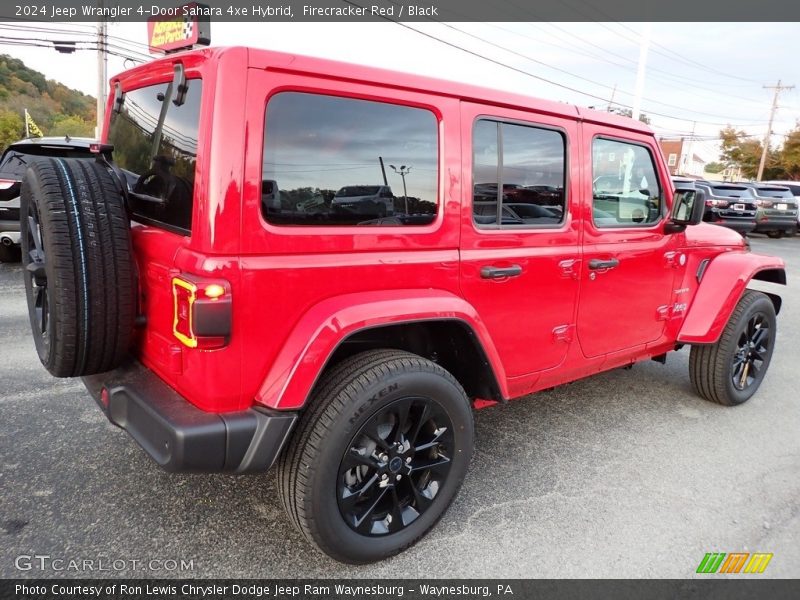  2024 Wrangler 4-Door Sahara 4xe Hybrid Firecracker Red