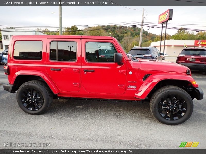 2024 Wrangler 4-Door Sahara 4xe Hybrid Firecracker Red