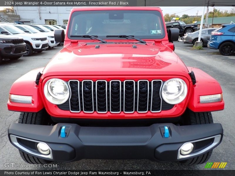  2024 Wrangler 4-Door Sahara 4xe Hybrid Firecracker Red