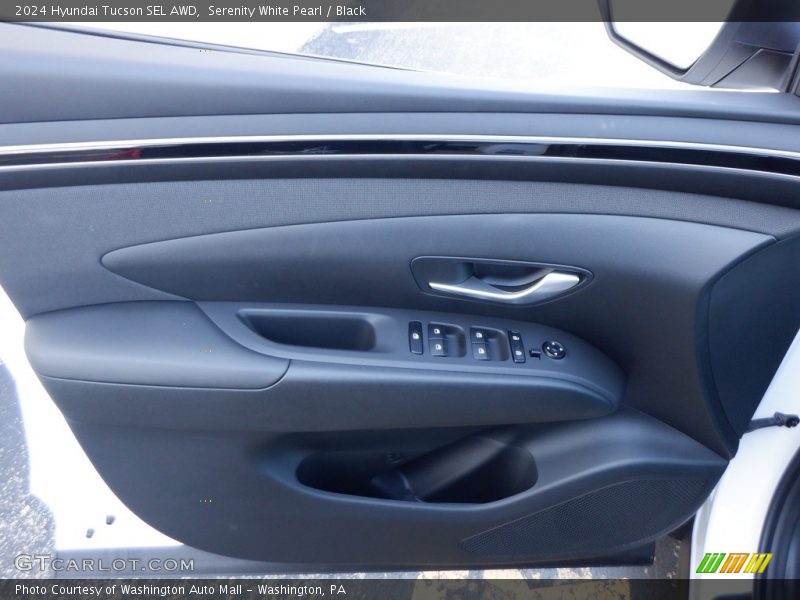 Serenity White Pearl / Black 2024 Hyundai Tucson SEL AWD