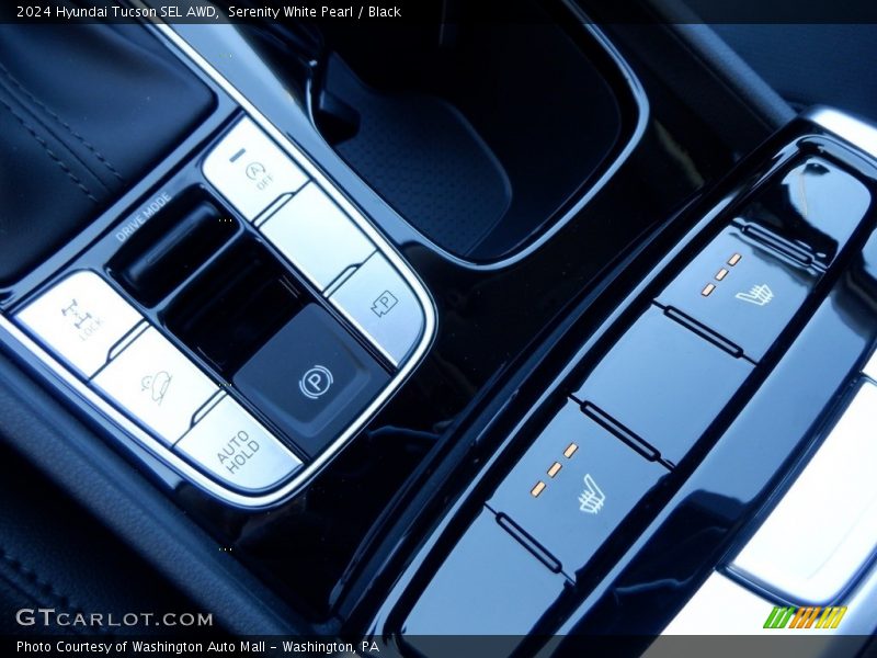 Serenity White Pearl / Black 2024 Hyundai Tucson SEL AWD