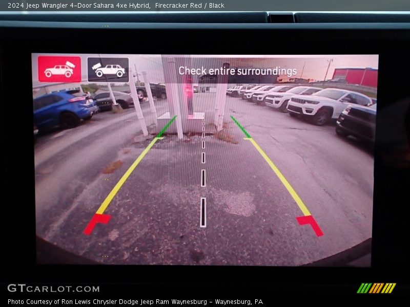 Controls of 2024 Wrangler 4-Door Sahara 4xe Hybrid