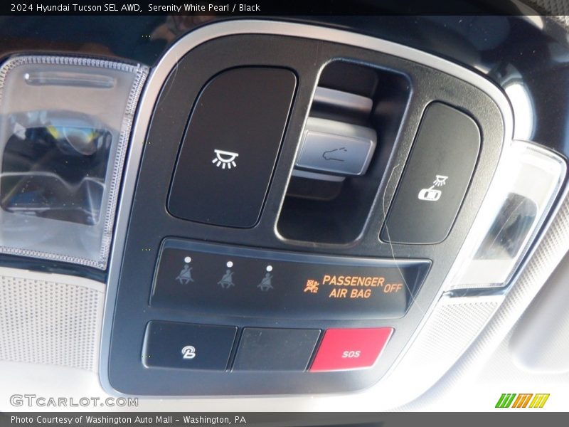 Serenity White Pearl / Black 2024 Hyundai Tucson SEL AWD