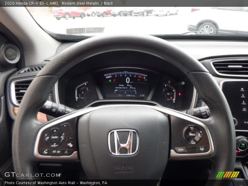 Modern Steel Metallic / Black 2020 Honda CR-V EX-L AWD
