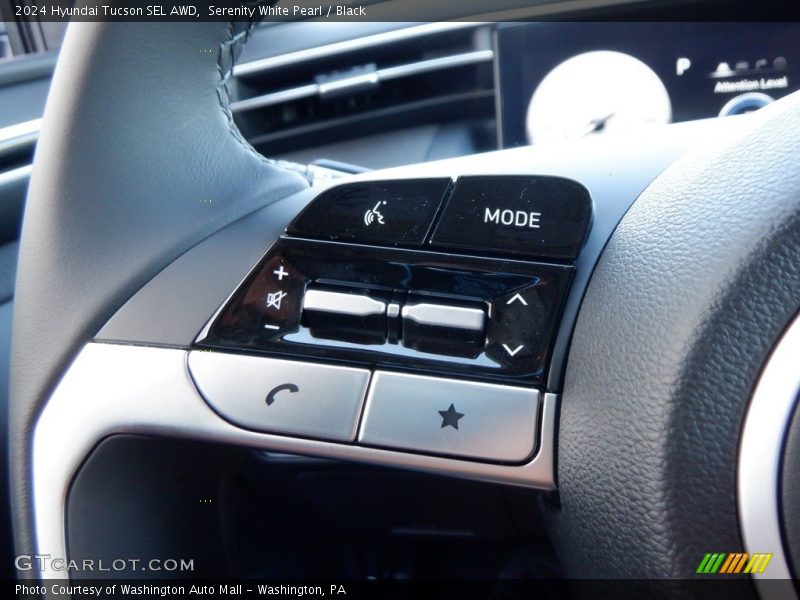 Serenity White Pearl / Black 2024 Hyundai Tucson SEL AWD
