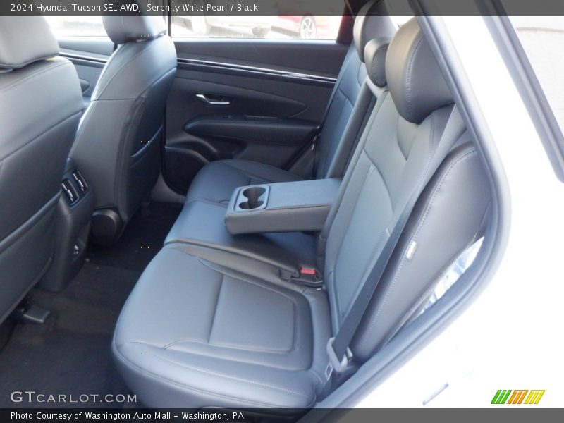 Serenity White Pearl / Black 2024 Hyundai Tucson SEL AWD