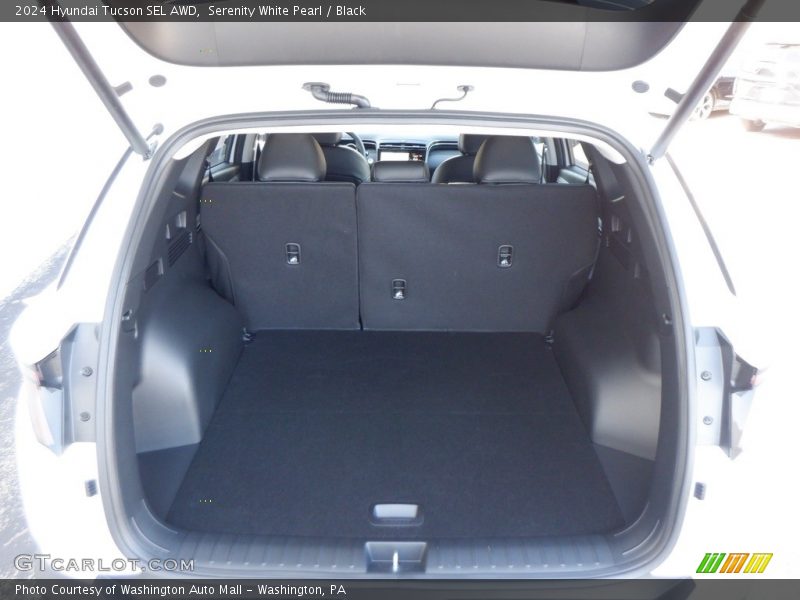 Serenity White Pearl / Black 2024 Hyundai Tucson SEL AWD