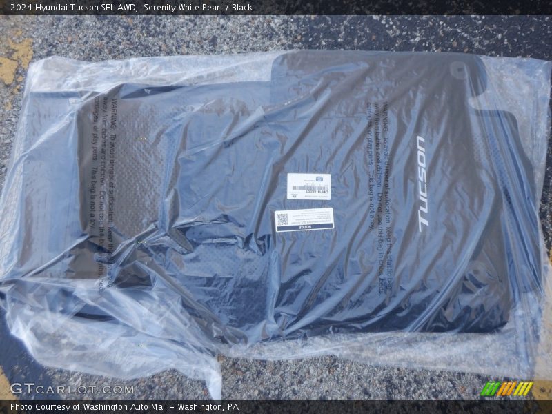 Serenity White Pearl / Black 2024 Hyundai Tucson SEL AWD