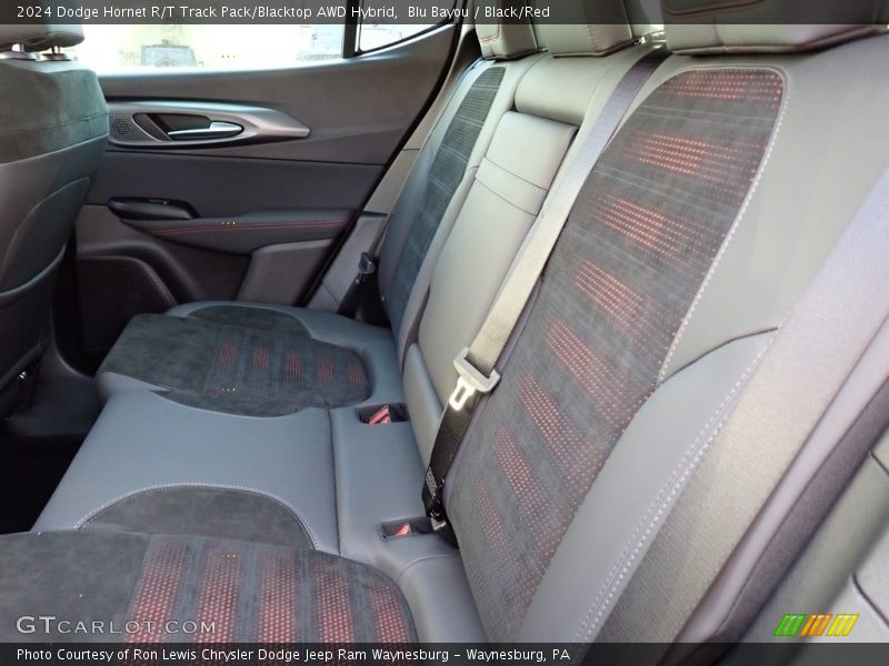 Rear Seat of 2024 Hornet R/T Track Pack/Blacktop AWD Hybrid