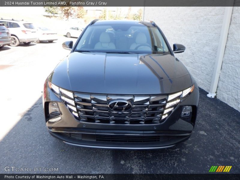 Portofino Gray / Gray 2024 Hyundai Tucson Limited AWD