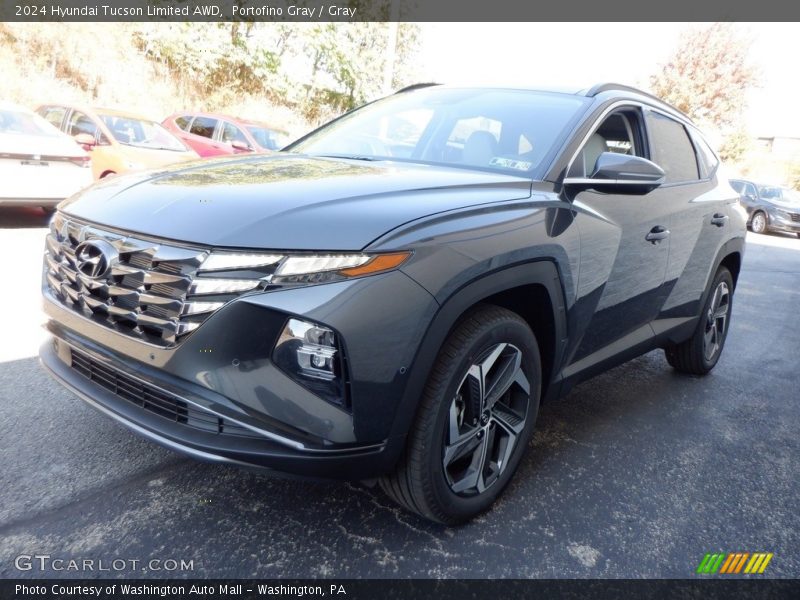 Portofino Gray / Gray 2024 Hyundai Tucson Limited AWD