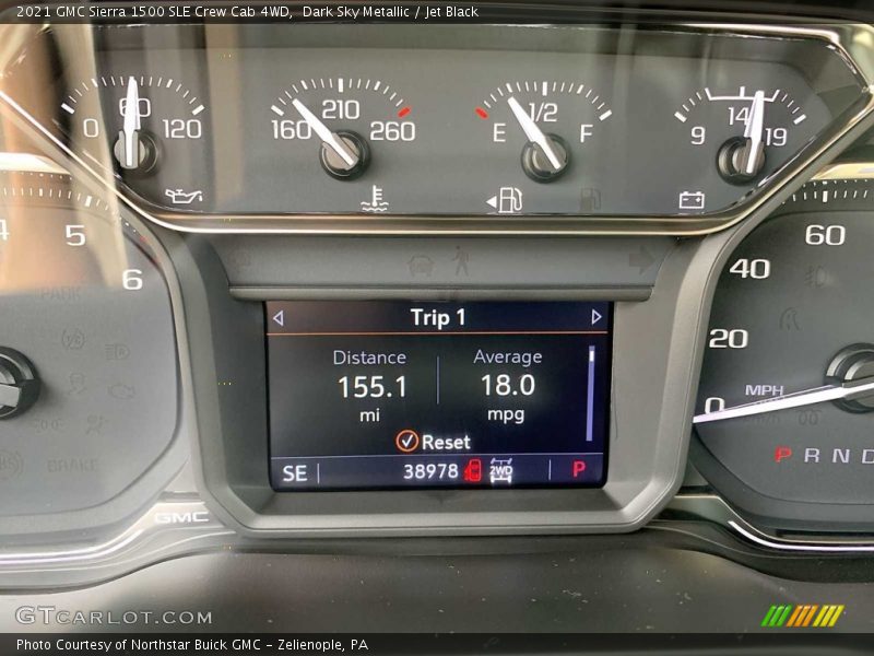  2021 Sierra 1500 SLE Crew Cab 4WD SLE Crew Cab 4WD Gauges