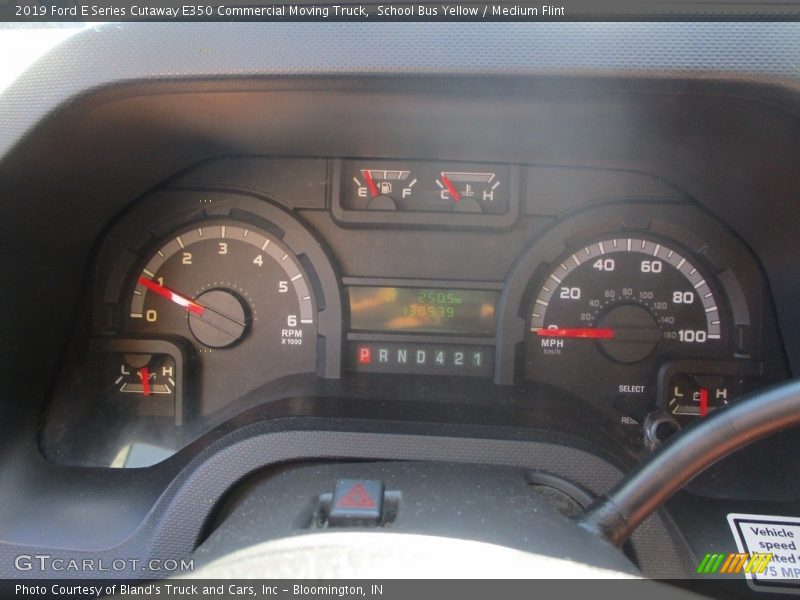 School Bus Yellow / Medium Flint 2019 Ford E Series Cutaway E350 Commercial Moving Truck