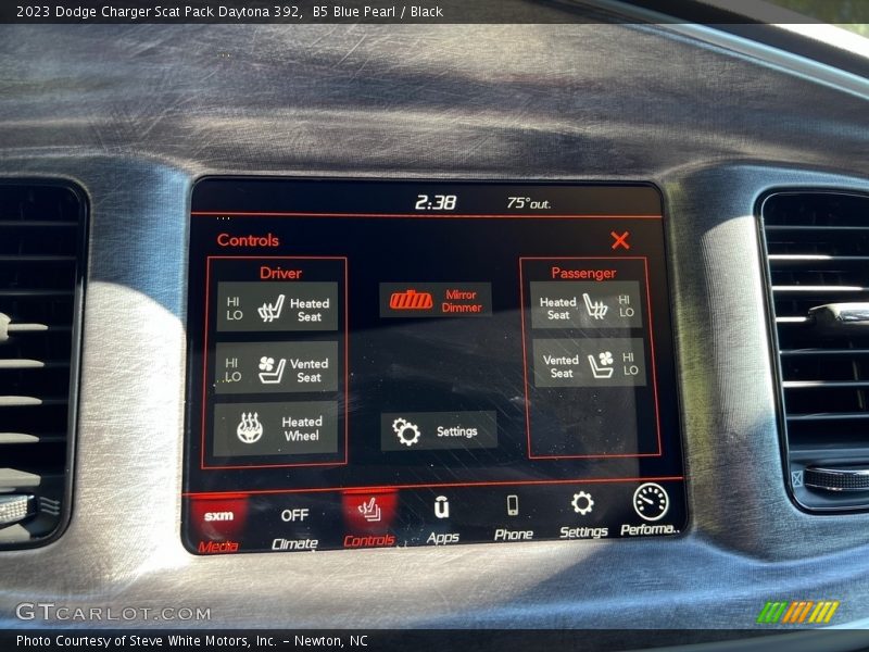 B5 Blue Pearl / Black 2023 Dodge Charger Scat Pack Daytona 392