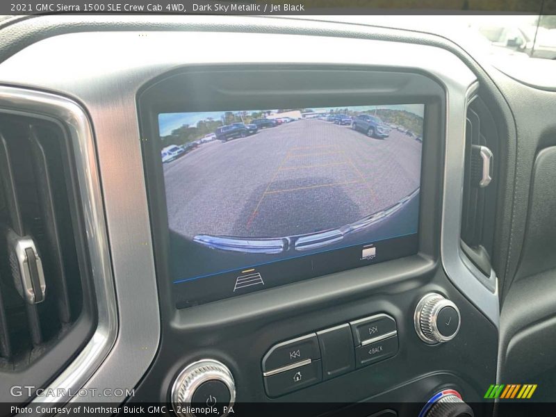 Dark Sky Metallic / Jet Black 2021 GMC Sierra 1500 SLE Crew Cab 4WD