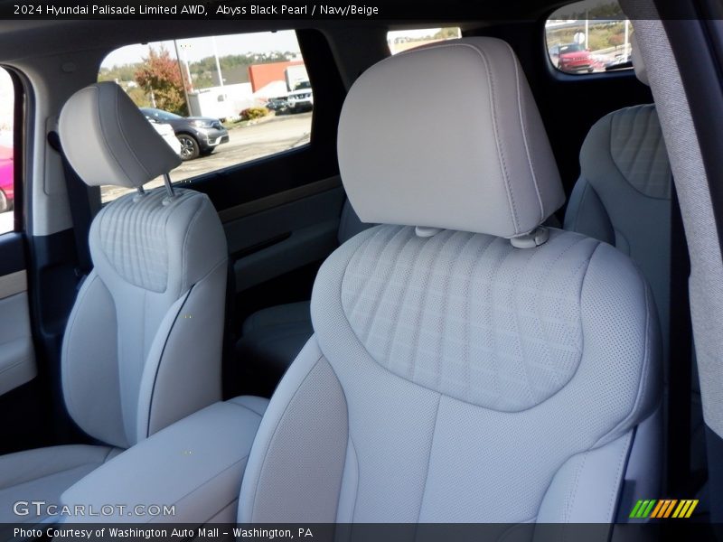 Abyss Black Pearl / Navy/Beige 2024 Hyundai Palisade Limited AWD