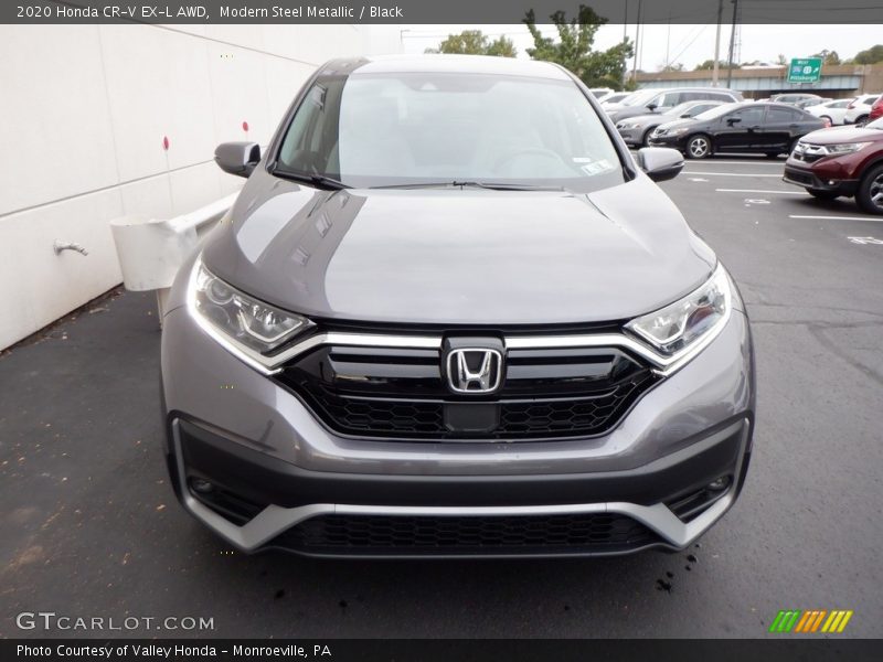 Modern Steel Metallic / Black 2020 Honda CR-V EX-L AWD