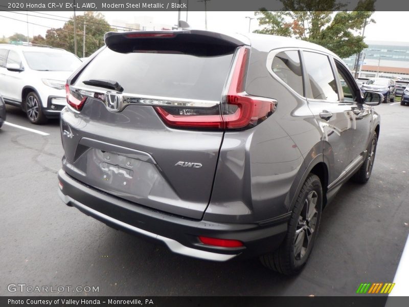 Modern Steel Metallic / Black 2020 Honda CR-V EX-L AWD