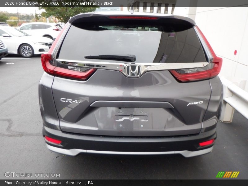 Modern Steel Metallic / Black 2020 Honda CR-V EX-L AWD