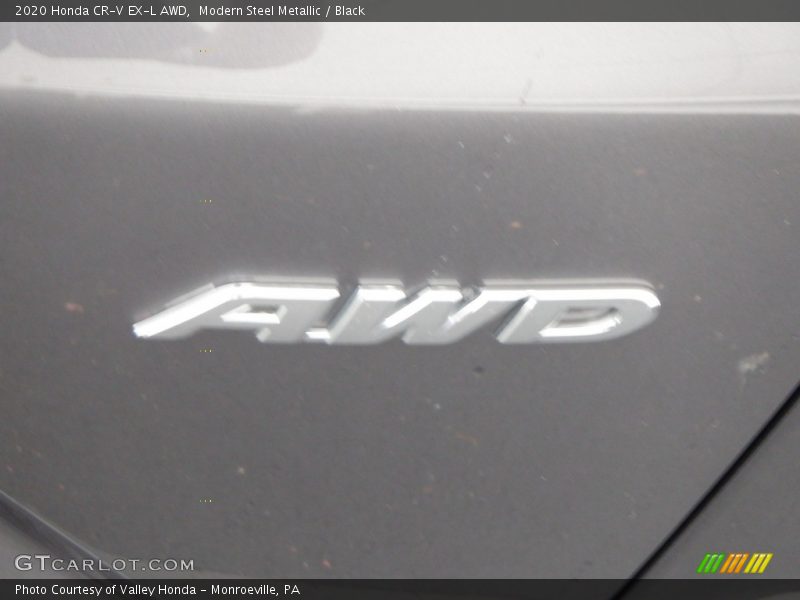 Modern Steel Metallic / Black 2020 Honda CR-V EX-L AWD